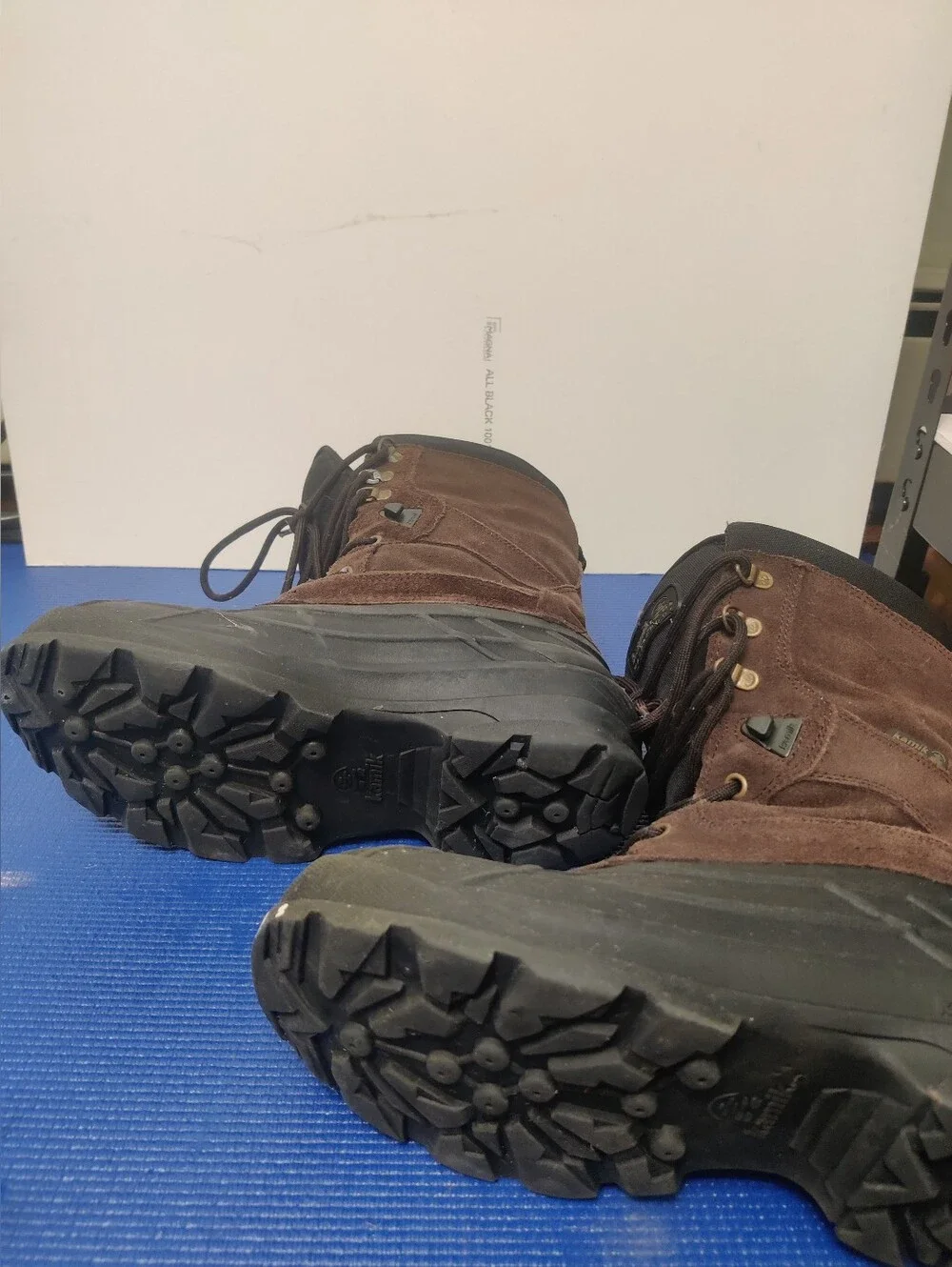 Kamik Brown and Black Waterproof Men's Snow Boots